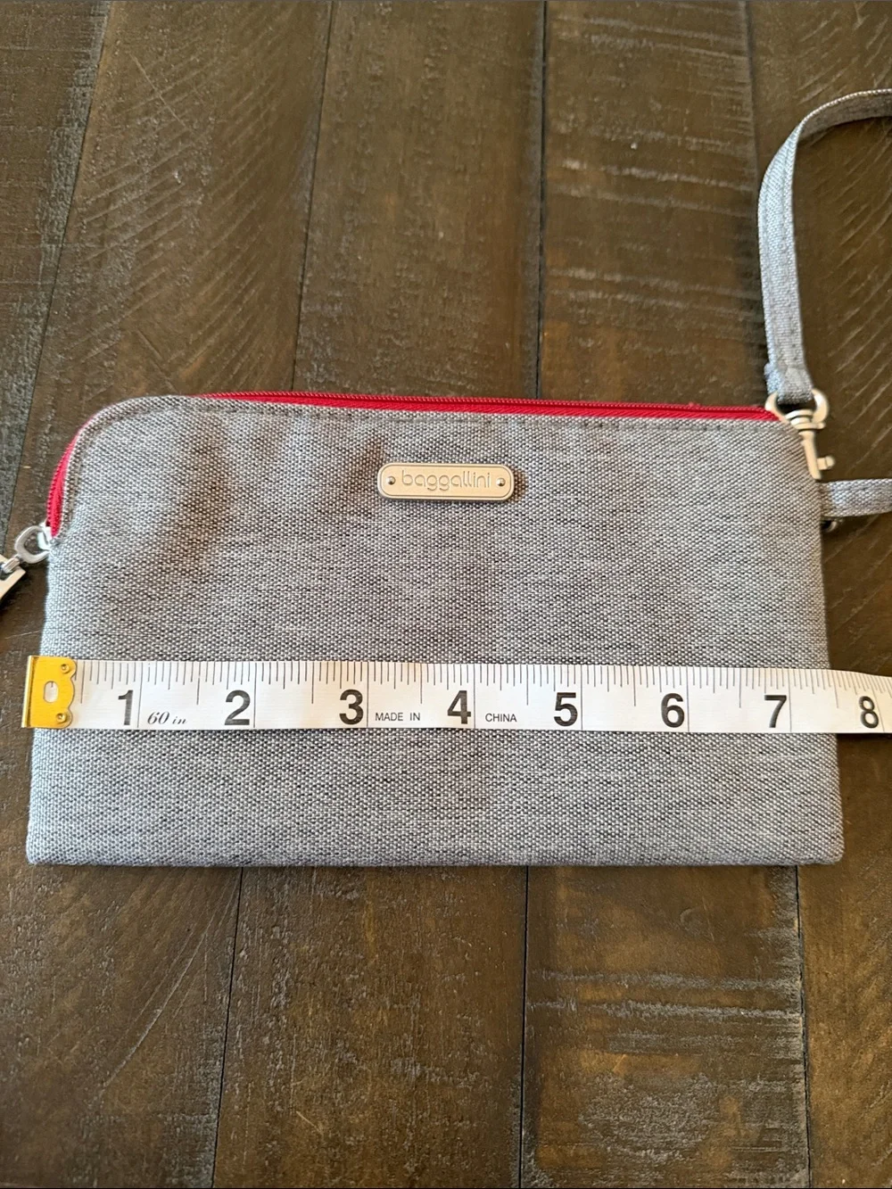 Baggallini gray rfid